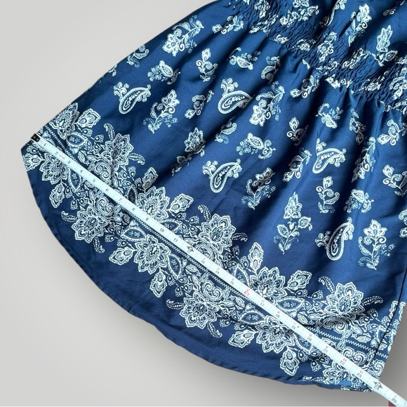 Indulge Blue Paisley Dress - Picture 5 of 16